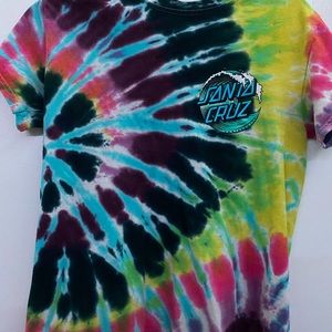 santa cruz tie-dye shirt
